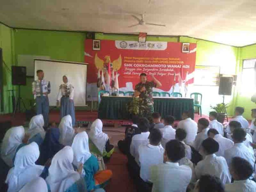 Tanamkan Displin sejak Dini Anggota Koramil 03/Wandadi  Beri Materi Wasbang dan PBB