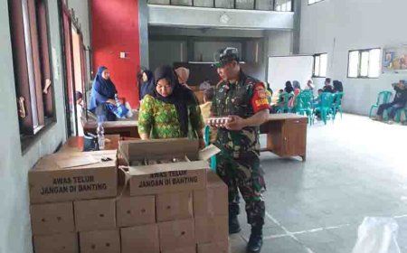 Bàbinsa Dampingi Penyaluran Bantuan Pangan Pengentasan Stunting Tahap 2 Batch 2