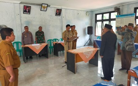 Danramil 03/Wanadadi Menghadiri Pelantikan Anggota BPD Desa Kandangwangi