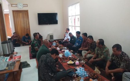 Jalin Silaturahmi, Danramil 03/Wanadadi Hadiri Pertemuan Bulanan Para Kadus