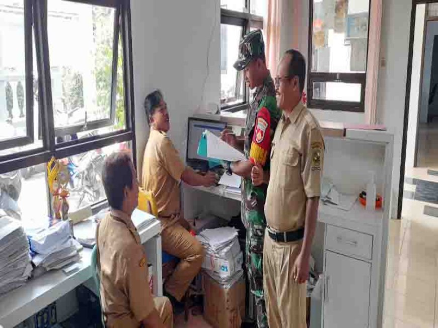 Babinsa Koramil 03/Wanadadi Giat Komsos Bersama Mitra Kerja 