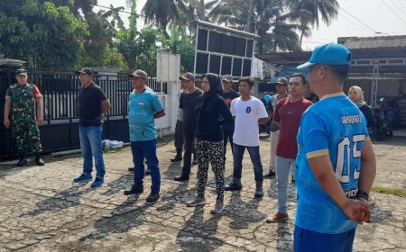 Tingkatkan Kemampuan, Babinsa Koramil 03/Wanadadi Latih Serta Berikan Pembekalan Kepada Linmas